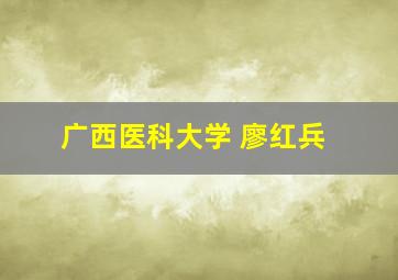 广西医科大学 廖红兵